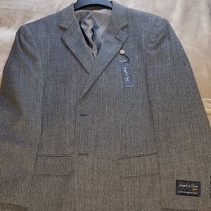 NWT, Houndstooth Black and White Sports coat, 44R,